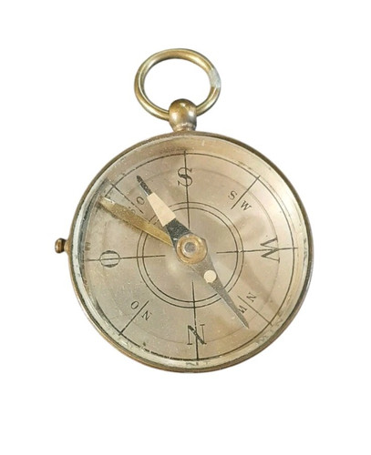 Kompass klein goldfarben