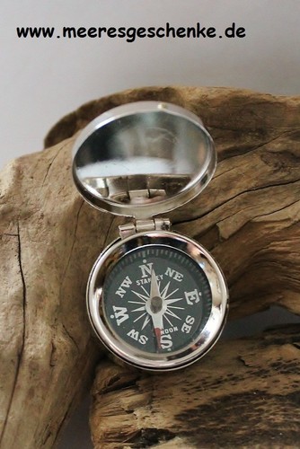 Kompass maritim mit deckel - kompass,