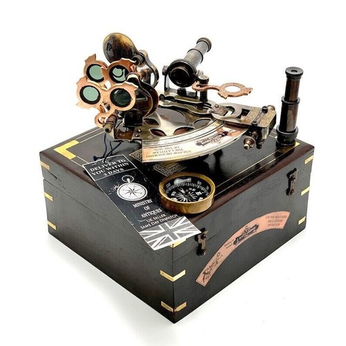 Vintage kompass sextant marine - sextant,
